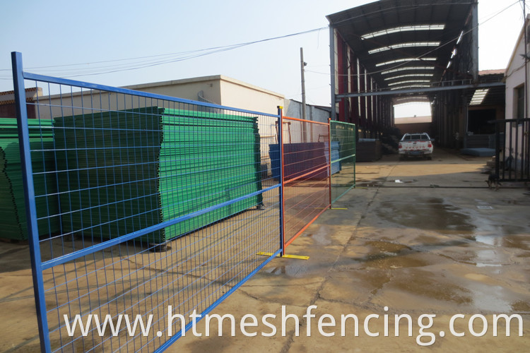 Factory 6ft Canada Construction Fence Panels Powder Coated Temporary Fence